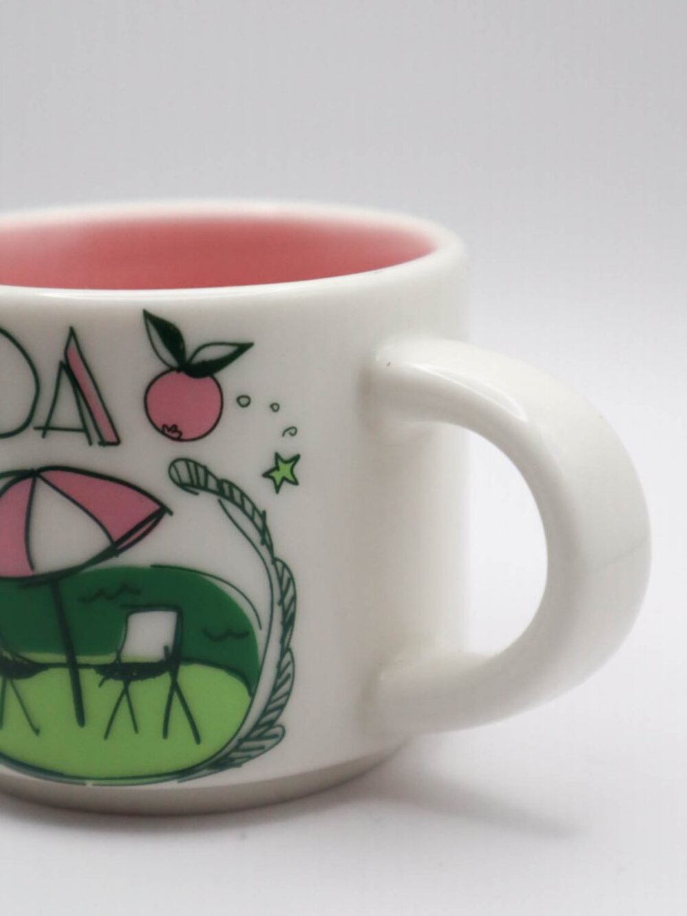 Starbucks Been There Series Espresso Cup Mini Mug Florida Pink & Green 2019 - Picture 4 of 7